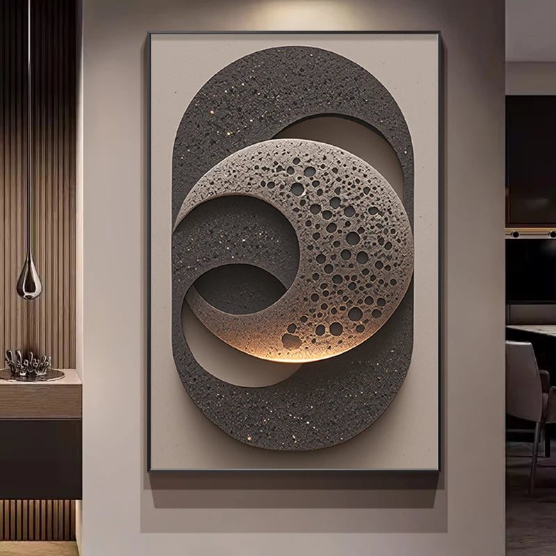 Modern  Foyer Living Room Decoration Luminous Corridor Hanging Mural Lights Luxury LED Wall Lamp With Simple Texture Style