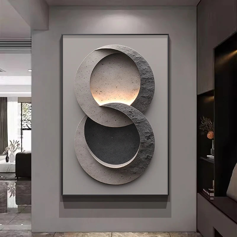 Modern  Foyer Living Room Decoration Luminous Corridor Hanging Mural Lights Luxury LED Wall Lamp With Simple Texture Style